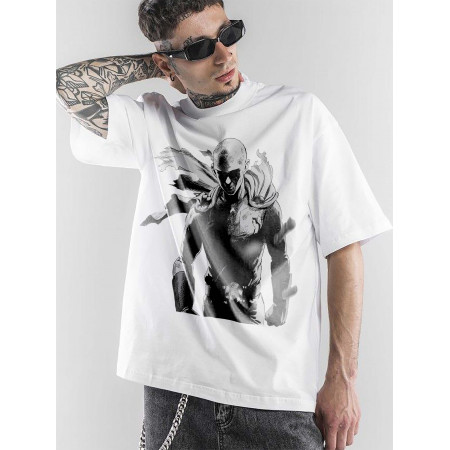 Tricou One Punchman Saitama bumbac